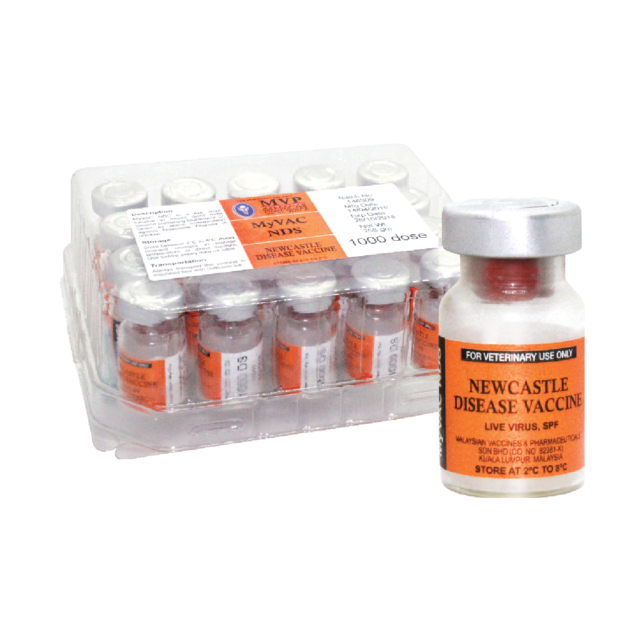 MYVAC ND-S - Vắc xin sống nhược độc phòng bệnh Newcastle chủng Mukteswar - Greenpharma